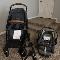 🔥Like new Chicco Corso LE-Travel System-Gray