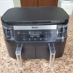 Ninja Foodi DZ090 6-Qt. 5-in-1 2-Basket Air Fryer with DualZone Technology
