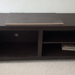 TV stand with detachable divider racks