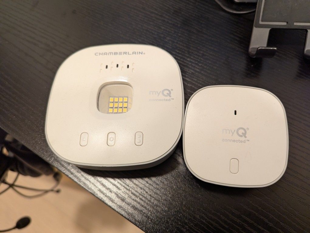 MyQ Garage Door Hub and Sensor