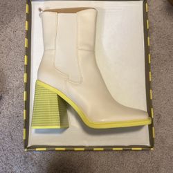 New Circus NY Boots Ivory/Citrus S9