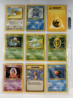 Pokémon first gen set of 9