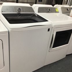 New Scratch And Dent GE Profile Washer And Dryer Set. 1 Year Warranty 