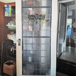 Antique Glass Door 1890 Vintage