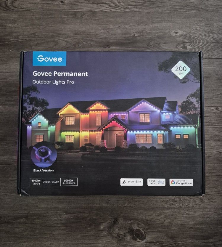 Govee Permanent Outdoor Lights Pro, 200 Ft