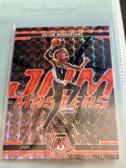 2024-25 Panini Mosaic Victor Wembanyama Jam Masters (#4) “Red” /75