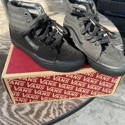 Vans All Black High Tops 