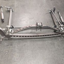 1932-34 Ford Front Drilled 4" Drop Straight Axle Complete 4 Bar Suspension.