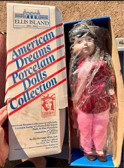 American Dreams Porcelain Doll Ellis Island Collection