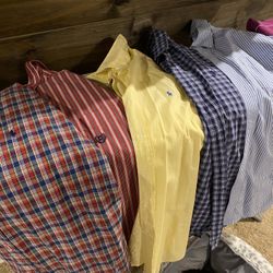 Lot Of Men’s Long Sleeve Polo Xxl