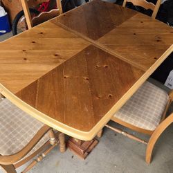 Dining Table With 4 Chairs 