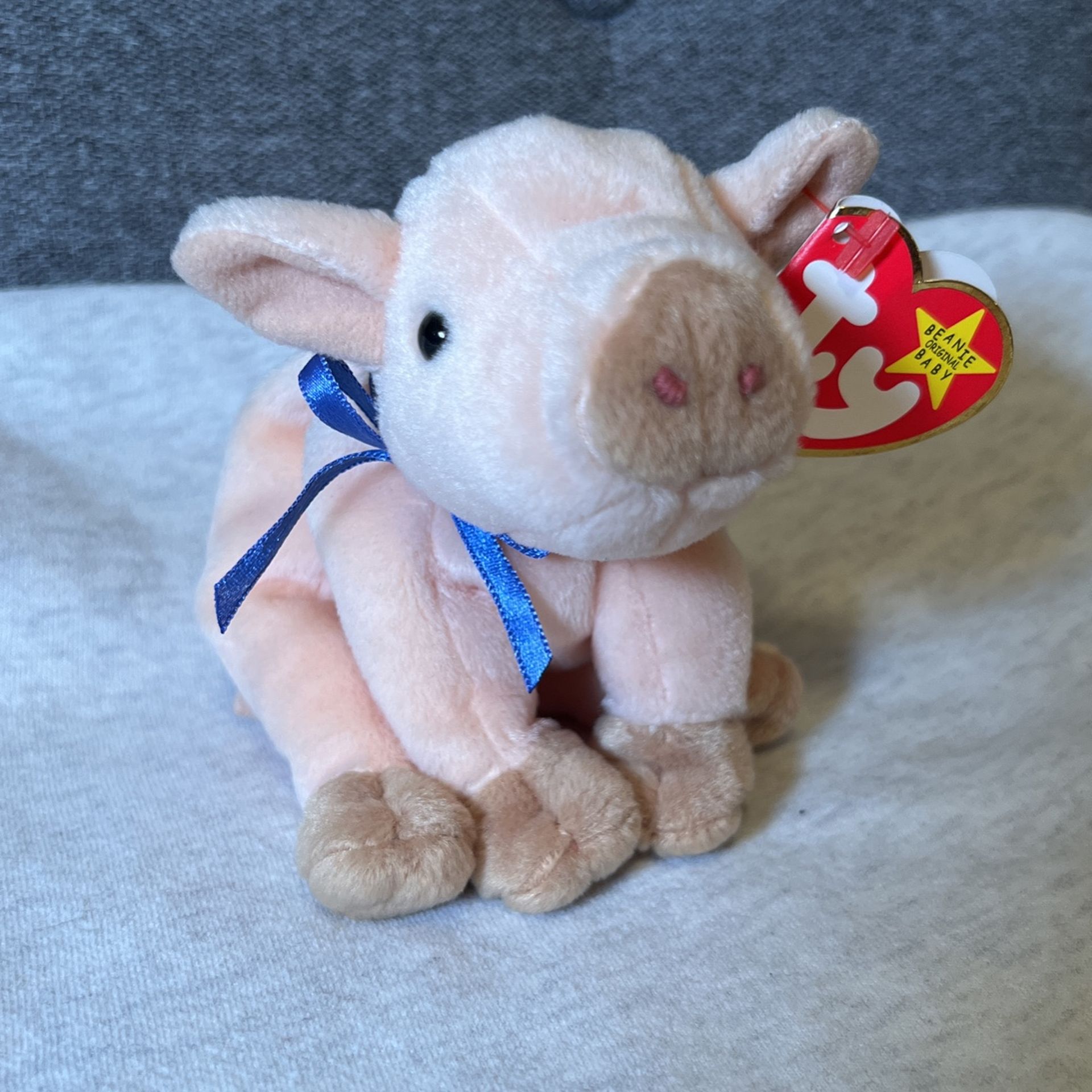 TY Beanie Baby – Knuckles Das Schwein, Sammlerfigur