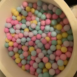 Baby Ball Pit Pastel Rainbow 