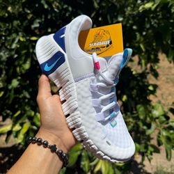 Nike Free Metcon 5 ‘White Aquarius Blue’  Women / Men Sizes Sneakers / Shoes