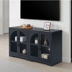 Console cabinet Rustic Black finish. New Especial price