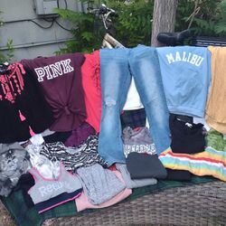Clothing Lot Sale, Brand Name Tops & Shorts, Size XS, Small & Medium 