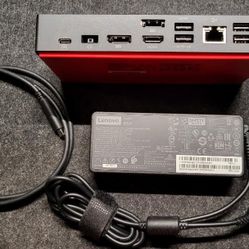 Lenovo ThinkPad USB-C UltraDock With 90W  AC Adapter 