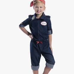 Rosie the Riveter Costume Kids Size XL Princess Paradise 