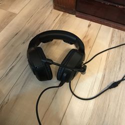 Light Up Head Phones And Mic