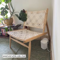 White armchair