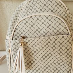 White With Design Women's  Bag 