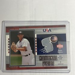 2003 Upper Deck Dustin Pedroia  Jesrsey Card