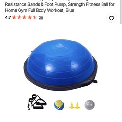 Exercise equipment/workout/exercise ball trainer slice half exercise ball trainer/26 inch ball trainer