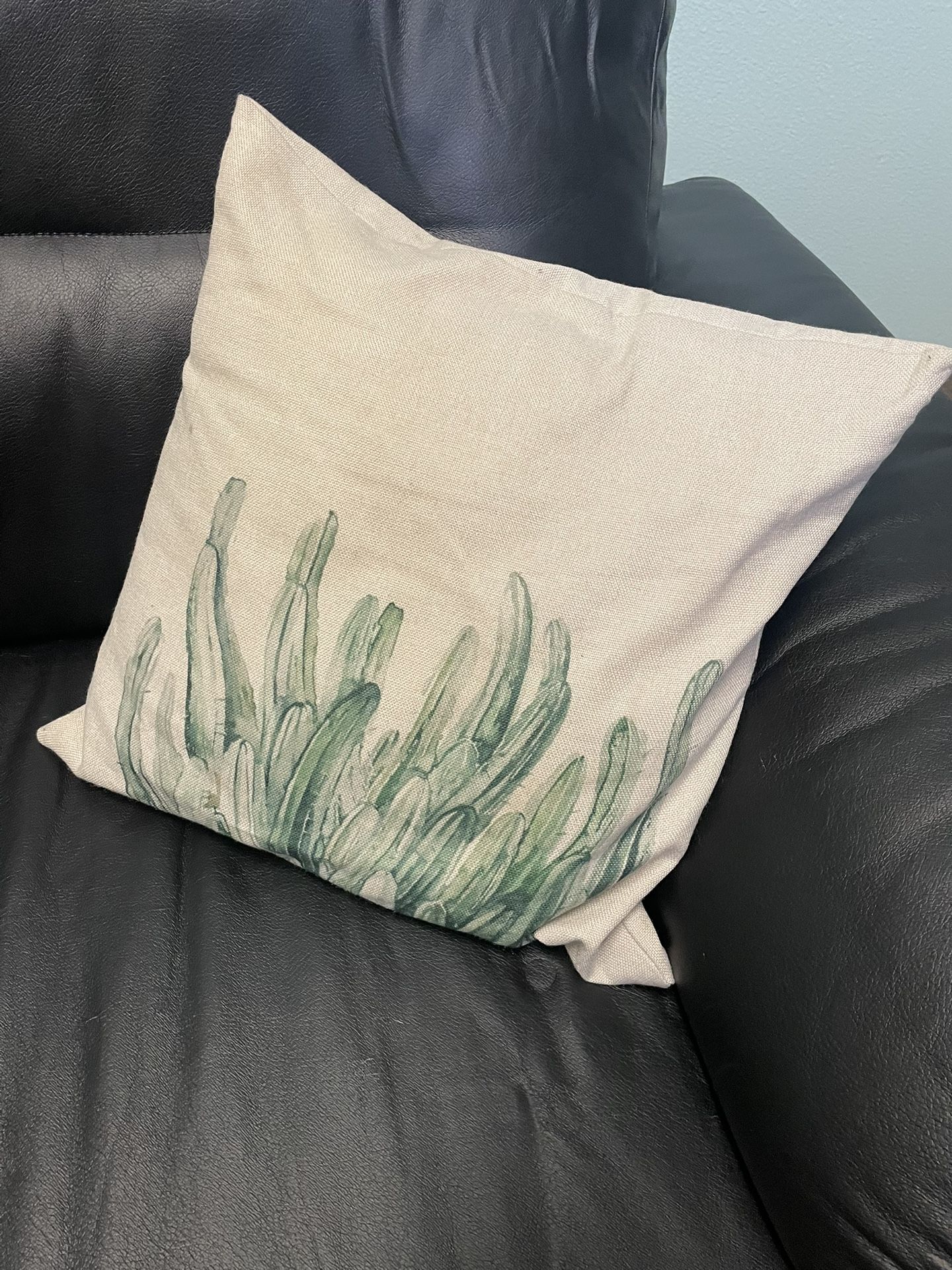 Four Plant Throw Pillows For Couches