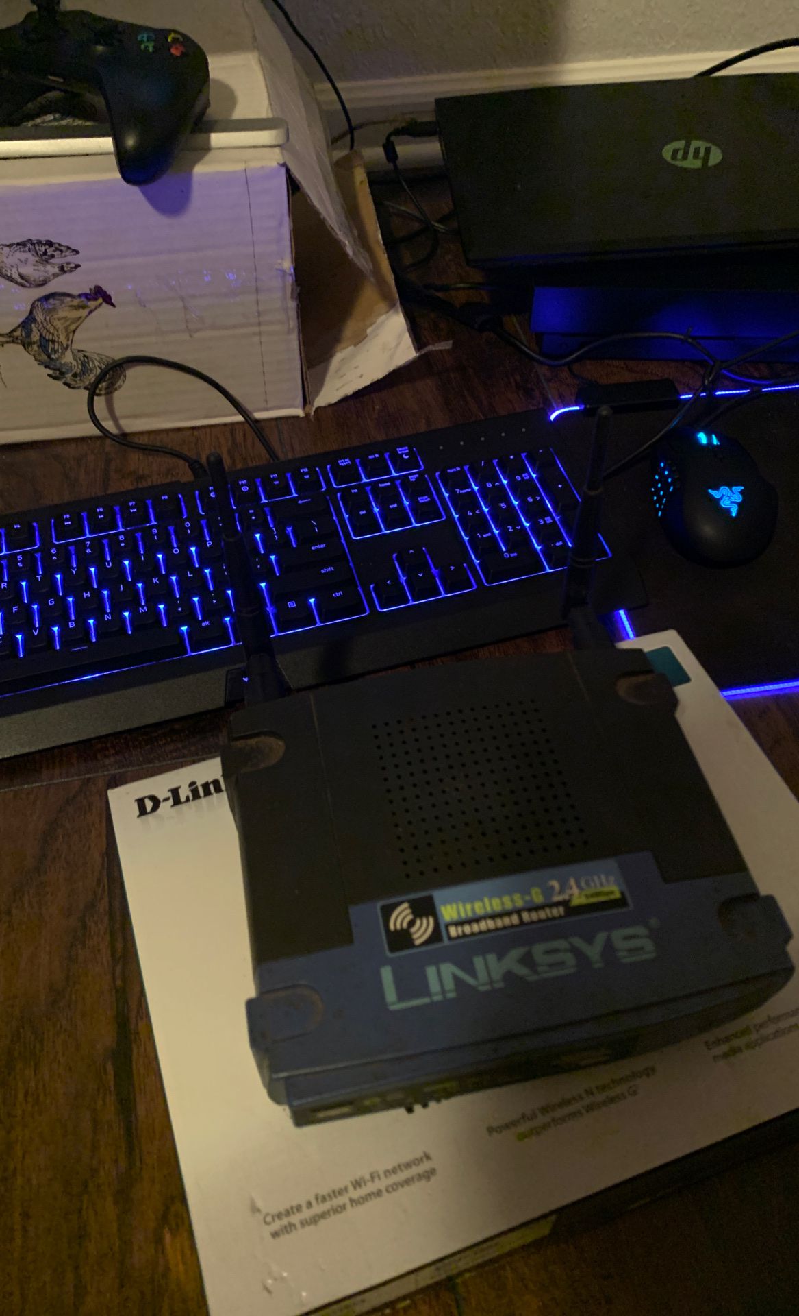 LinkSys Router With D-Link box