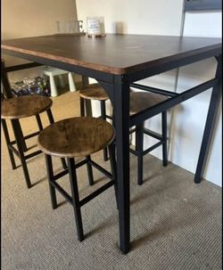 Bar Table Set With Tv Stand