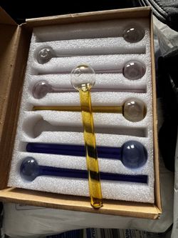 Oil Burning Glass Tubes 