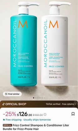 Moroccanoil Frizz Control Shampoo & Conditioner Set