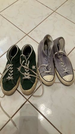 2 pairs of men’s converse size 10