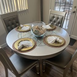 Dining Room Table And Four Chairs