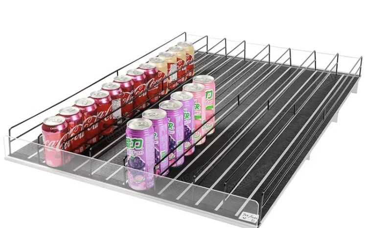 GRAVITY FLOW SHELVING FULL SYSTEM Includes Gravity Shelves, Hardware, Wire Dividers/Plastic, Signage, GREAT DEAL! New! 