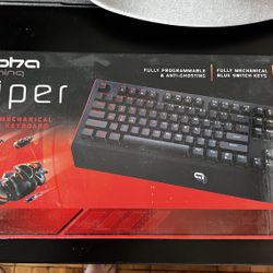 Brand New Alpha Gaming - Bandit Wired Gaming Mechanical Keyboard with Back Lighting - Black