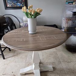 Cooper Rustic Round Dining Table