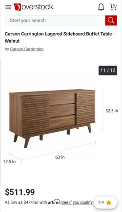 Credenza Buffet Table