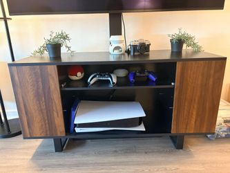 Universal Floor TV Stand with Swivel Mount (No-Drill Rental Friendly)
