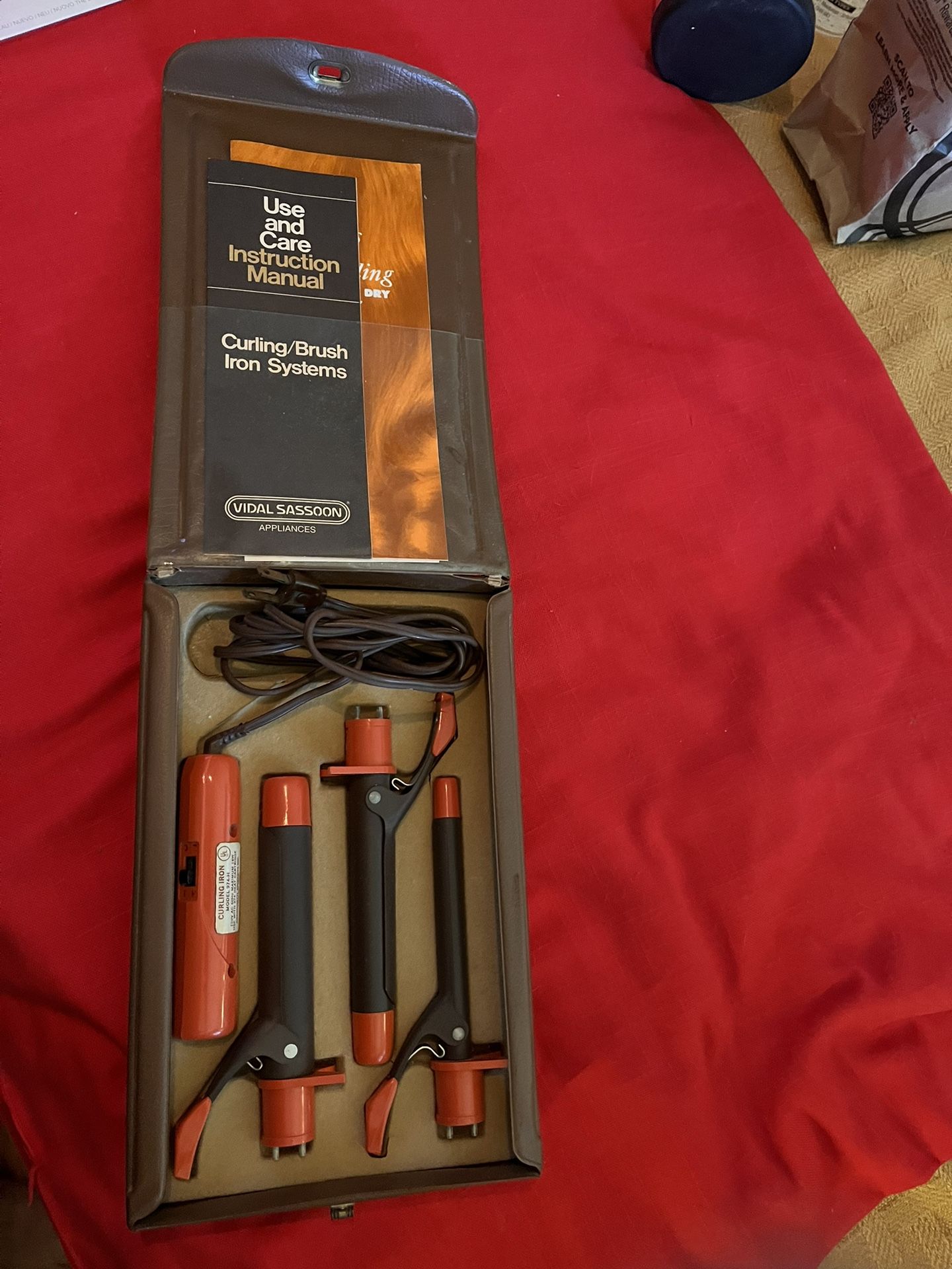 Vidal Sassoon Vintage Curling iron Kit