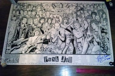 XL HOWARD TEMAN PUNK JAM SIGNED!
