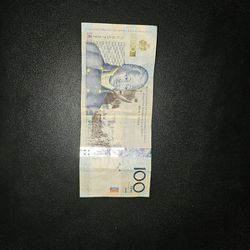 Bank Note 100 Goud. 'HATI $