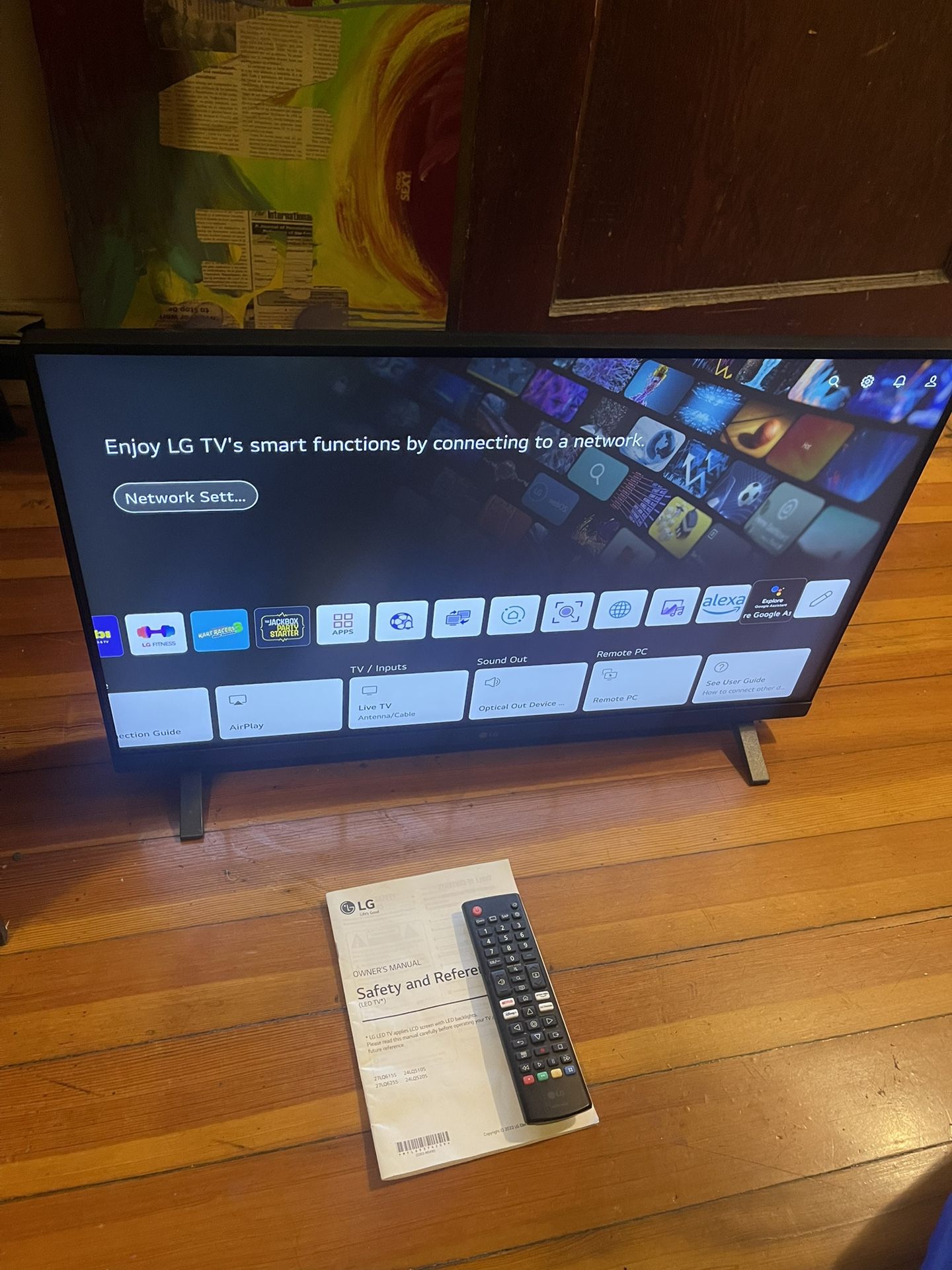 LG 27” Class LED Full HD Smart Tv With WebOs