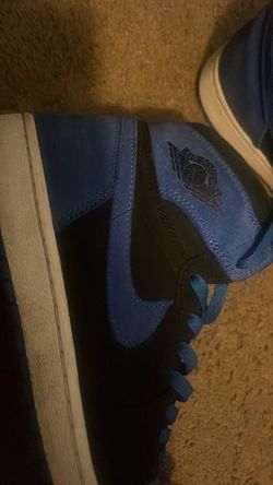 Air Jordan 1 High Blue Black Sneakers