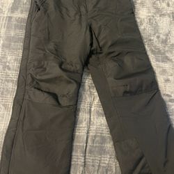 Black Snow Pants slalom men’s xl great condition adjustable waist 