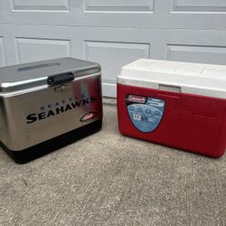 Coleman Coolers - Seahawks Stainless Steel Belted