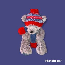 Gentle Treasures Plush Winter Bear