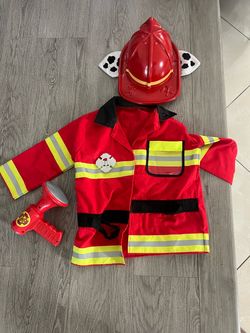 Fireman costume for boy