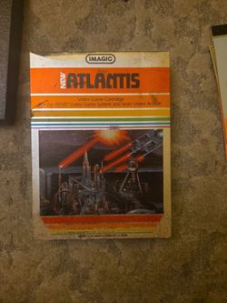 Imagic New Atlantis Atari 2600 Game Cartridge