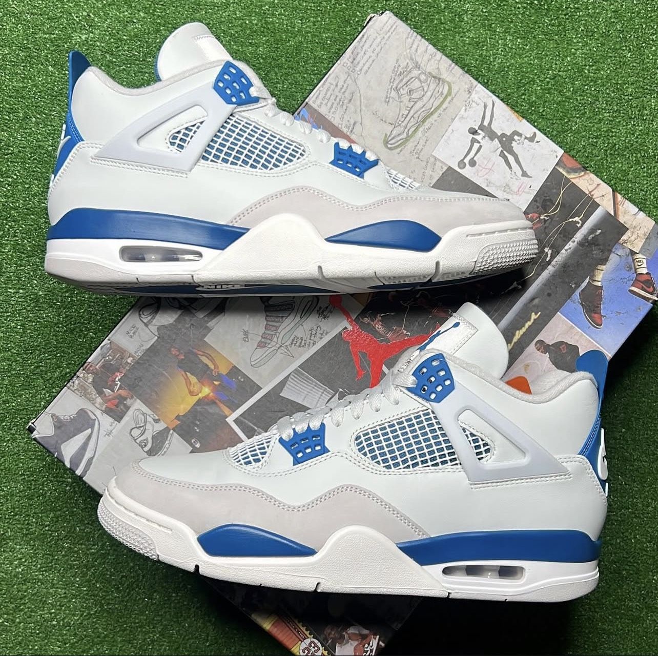 Air Jordan 4 Retro ‘ Military Blue ‘ 2024